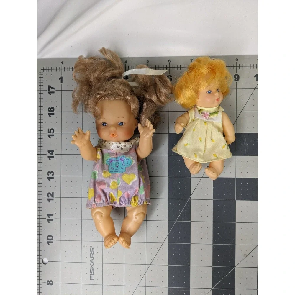 Vintage Plastic Baby Doll Lot Clothes Hollow‎ Drink Wet
